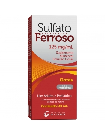 SULFATO FERROSO GOTAS C/30 ML
