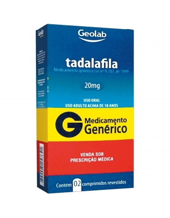 TADALAFILA 20MG C/2 COMP