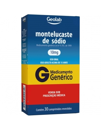 MONTELUCASTE DE SODIO 10MG C/30 COMP REV