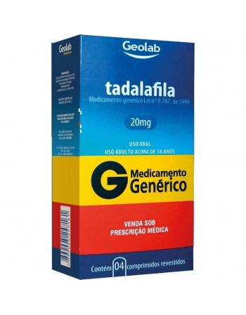 TADALAFILA 20MG C/4 COMP