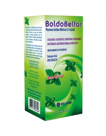 BOLDO BELFAR SOLUCAO ORAL FR C/100 ML
