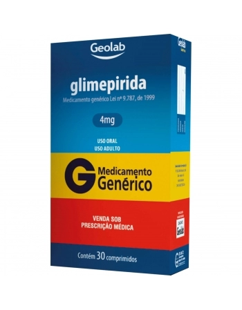 GLIMEPIRIDA 4 MG C/ 30 COMP