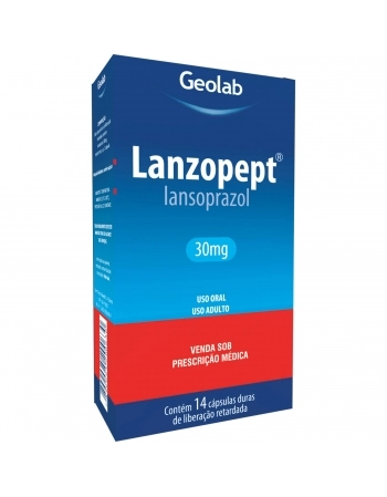 LANZOPEPT 30MG CX C/ 14 CAPS