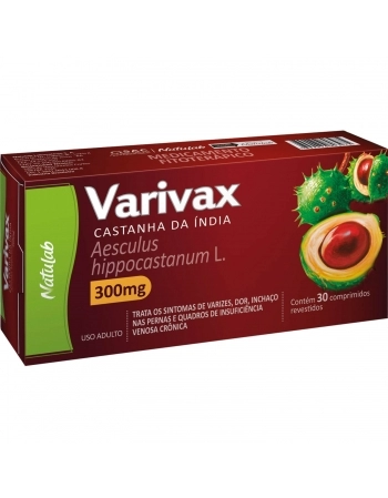 VARIVAX CASTANHA DA INDIA 300MG CX C/30