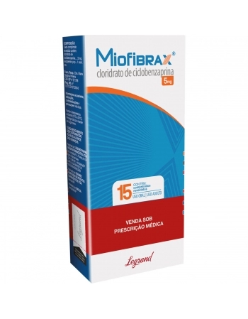 MIOFIBRAX 5MG C/ 15COMP