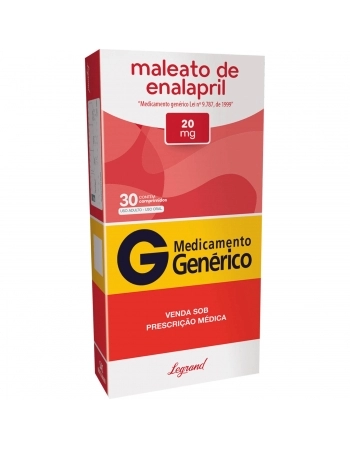 MALEATO DE ENALAPRIL 20 MG C/30 COMP