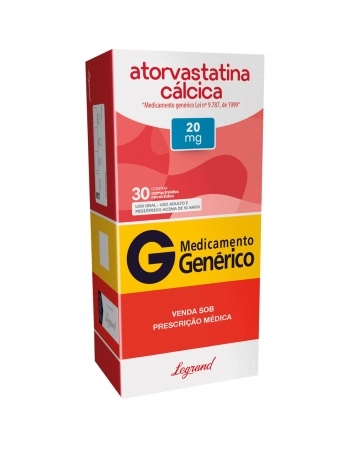 ATORVASTATINA CALCICA 20MG C/30 COMP GEN