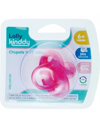 6015-01-F - CHUPETA 100% SILI O-T2 ROSA