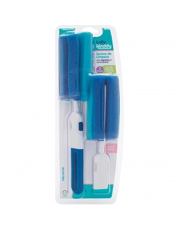 7082-01-M - ESCOVA ESPONJA LIMPA MAMADEIRA