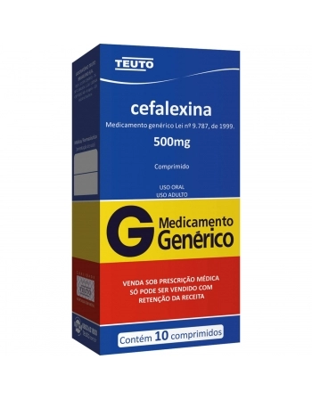 CEFALEXINA 500MG C/ 10 COMP GEN