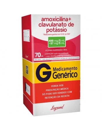 AMOX 400MG + CLAVU. DE POT 57MG C/70 ML