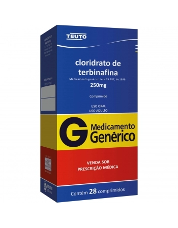 CLORIDRATO DE TERBINAFINA 250MG C/28COMP