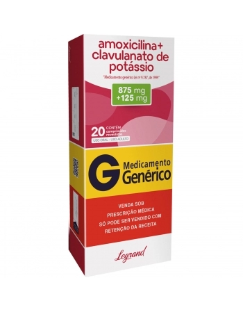 AMOX 875MG + CLAVU. DE POT 125MG C/20