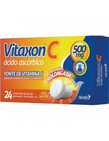 VITAXON C 500MG C/ 24COMP AÇÃO PROLONGADA