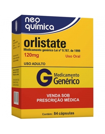 ORLISTATE 120MG C/ 84 COMP