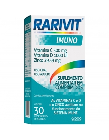 RARIVIT IMUNO C/ 30COMP REV