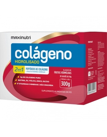 COLAGENO HIDR 2/1 30X10G FRUTAS VERMELHA