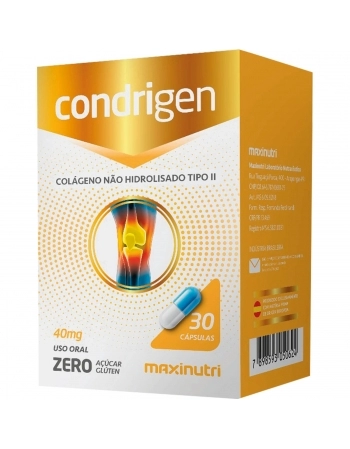 CONDRIGEN COLAGENO NAO HIDROLISADO TIPO II C30CAPS