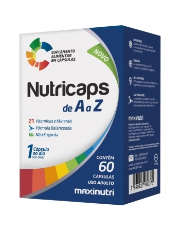 NUTRICAPS A-Z 60CAPS