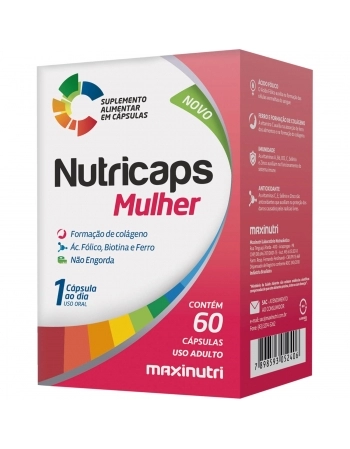 NUTRICAPS MULHER 60CAPS