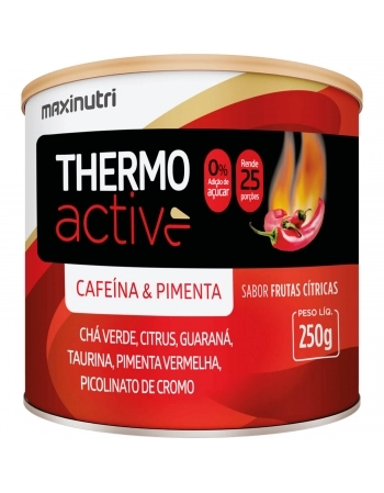 THERMO ACTIVE CAFEINA E PIMENTA 250G