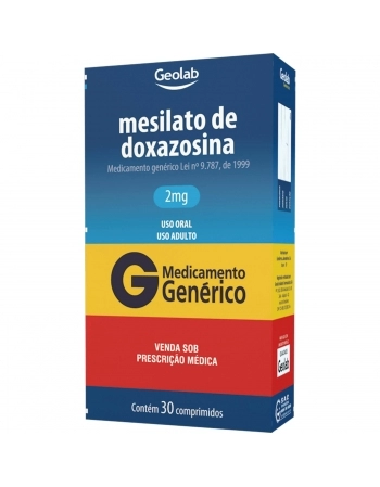 MESILATO DE DOXAZOSINA 2MG C/30 COMP GEN