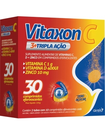 VITAXON C TRIPLA ACAO 1G C/30 COMP EFER
