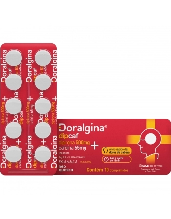 DORALGINA DIPCAF BL 10X10 (100 COMP)
