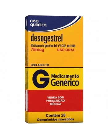 DESOGESTREL 75MG 28 COMP