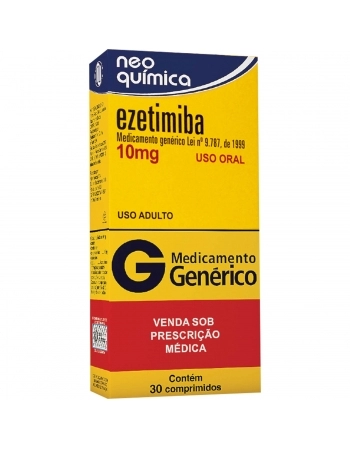 EZETIMIBA 10MG C/30 COMP
