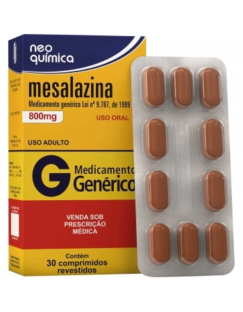MESALAZINA 800MG C/ 30 COMP NEO GEN