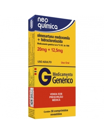 OLMESARTANA MEDO+HCTZ 20MG+12,5 C30