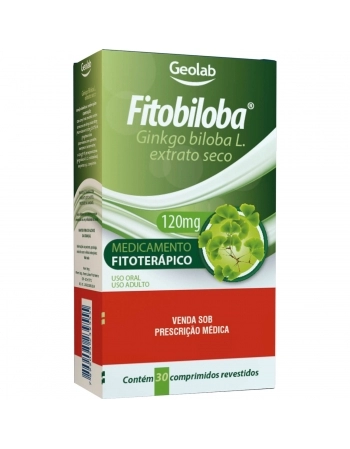 FITOBILOBA 120MG C/ 30 COMP