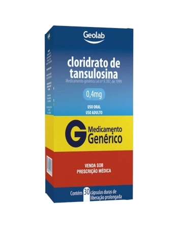 CLORIDRATO DE TANSULOSINA 0,4MG C/30 CAP