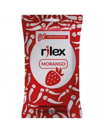 GEL LUBRIFICANTE RILEX MORANGO C/3 UNID