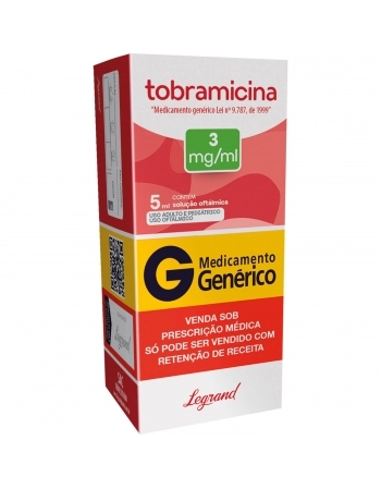 TOBRAMICINA 3MG/ML FR C/ 5ML