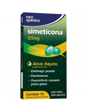 SIMETICONA 125MG C10