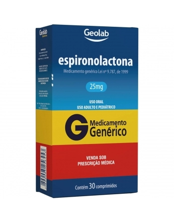 ESPIRONOLACTONA 25MG C/ 30COMP