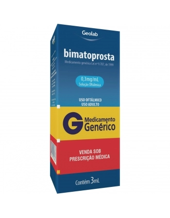 BIMATOPROSTA 0,3MG/ML SOL. 3ML