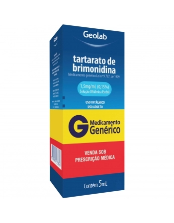 TART.BRIMONIDINA SOL OFT 1,5MG/ML C/5 ML
