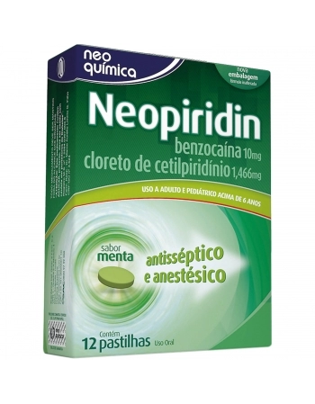 NEOPIRIDIN PASTILHAS C/12