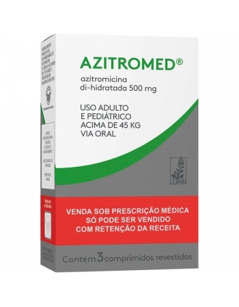 AZITROMED 500MG C/03 COMP REV.