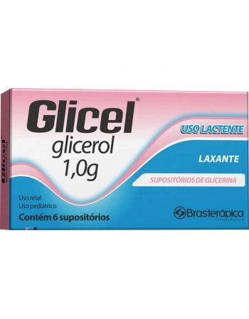 GLICEL PED. LACTENTE 1,0G(SUPOSIT.) C/06