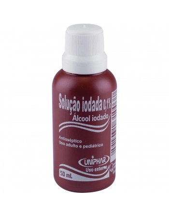 SOLUÇÃO IODADO 0,1% 100ML. ALCOOL IODADO