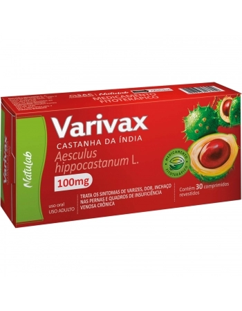 VARIVAX CASTANHA DA INDIA 100MG CX C/30