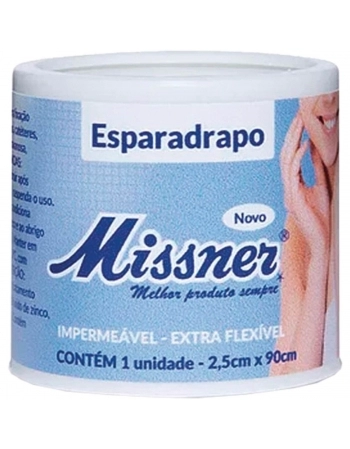 ESPARADRAPO IMP. BRANCO 2,5CM X 90CM