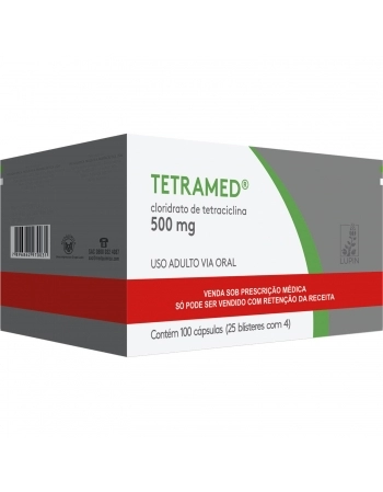 TETRAMED 500MG. C/100UND. 25X4