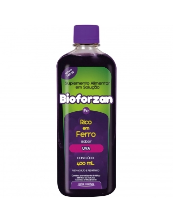 BIOFORZAN C/ 400ML SABOR UVA