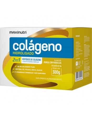 COLAGENO HIDR. 2EM1 SACHE - VERISOL MANGA E MARACUJA 30X10G CAIXA 6UNI