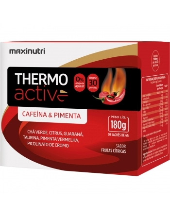 THERMO ACTIVE TERMOGENICO - FRUTAS CITRICAS - SACHE 30X6G 6 UNI